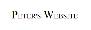 Peter's Website Logo